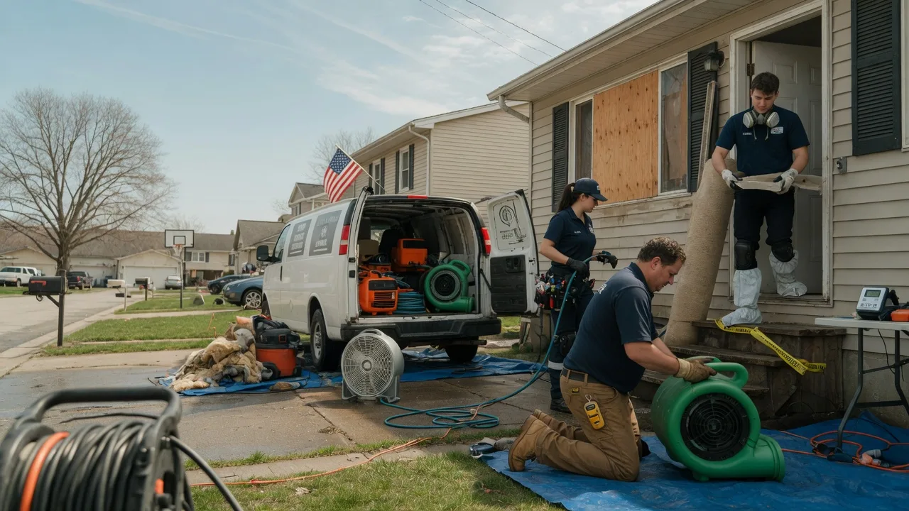 Water Damage Restoration in Carpenter, IA near me
